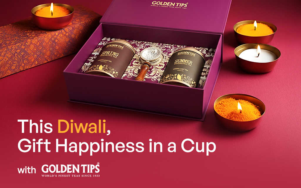 This Diwali, Gift Happiness in a Cup with Golden Tips Tea