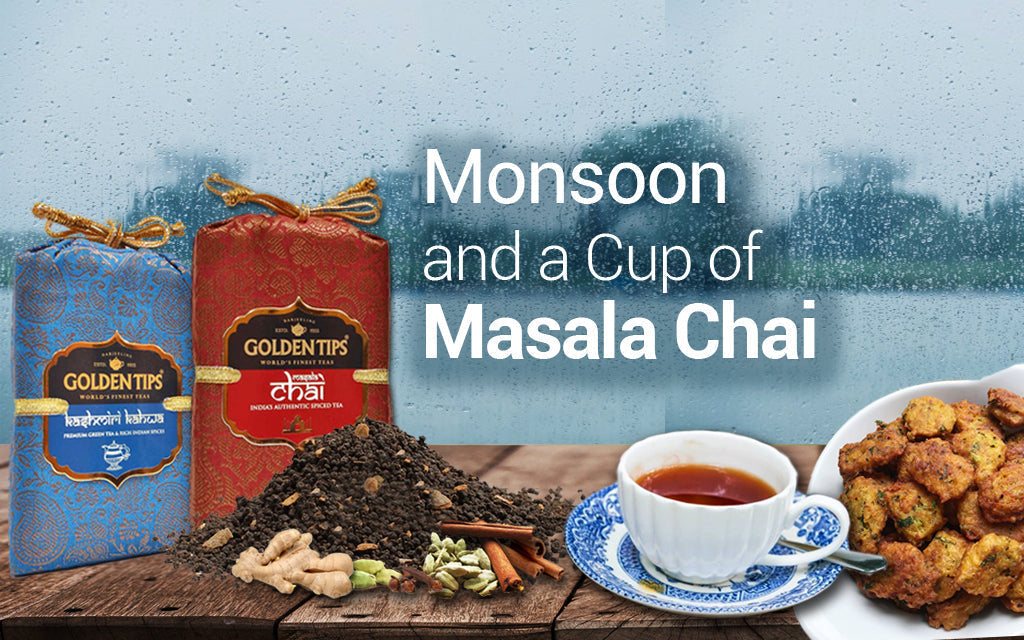 Monsoon Masala Chai with snacks