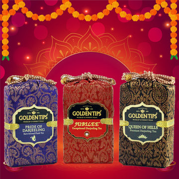 3-in-1 Queen of Hills, Jubilee and Pride of Darjeeling - Velvet Bag, 3x25g
