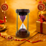 Wooden Sand Tea Timer 3 Minutes - Brewing Tea and Coffee Timer