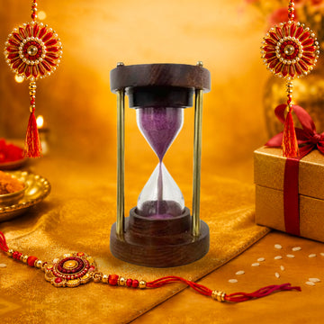 Wooden Sand Tea Timer 3 Minutes - Brewing Tea and Coffee Timer