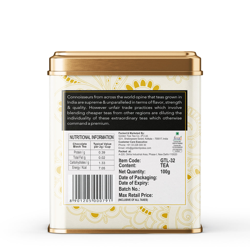 Chocolate Flavoured Black Tea - Tin Can