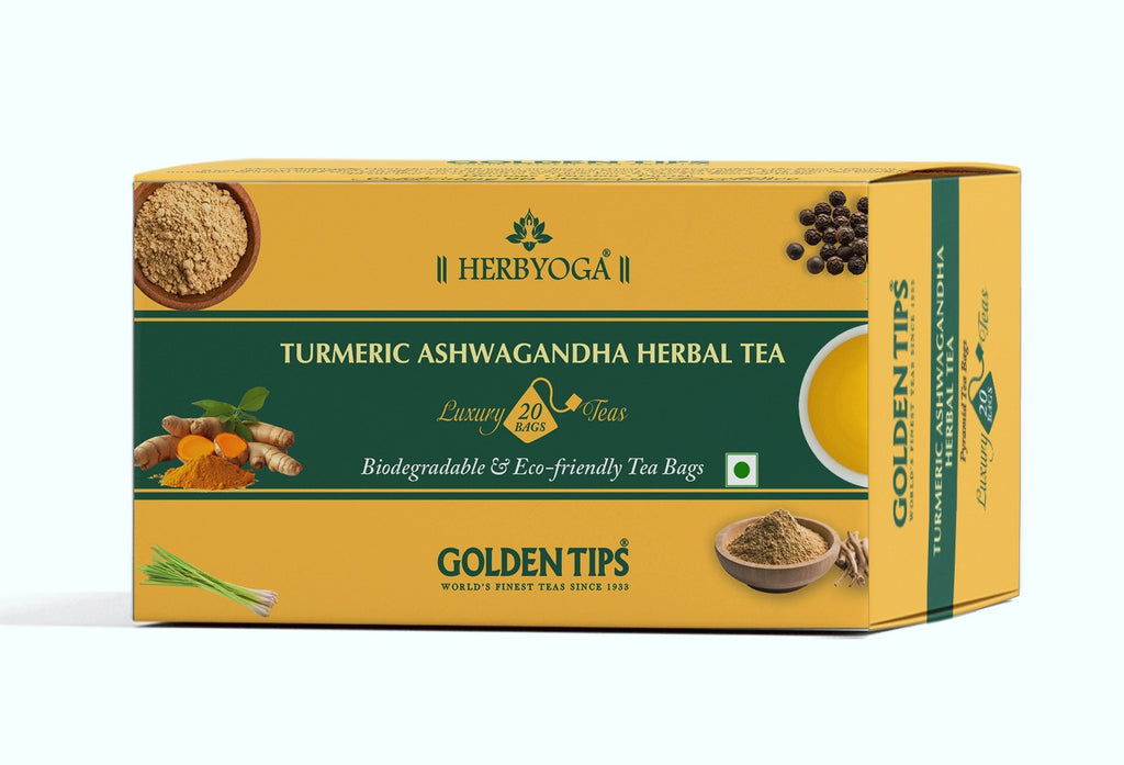 Herbyoga Turmeric Ashwagandha Herbal Tea