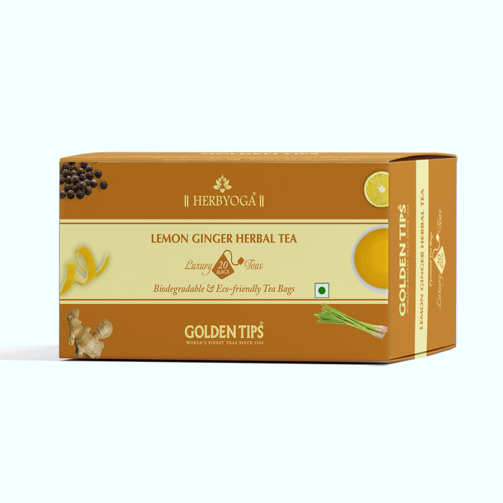 Herbyoga Lemon Ginger Herbal Tea