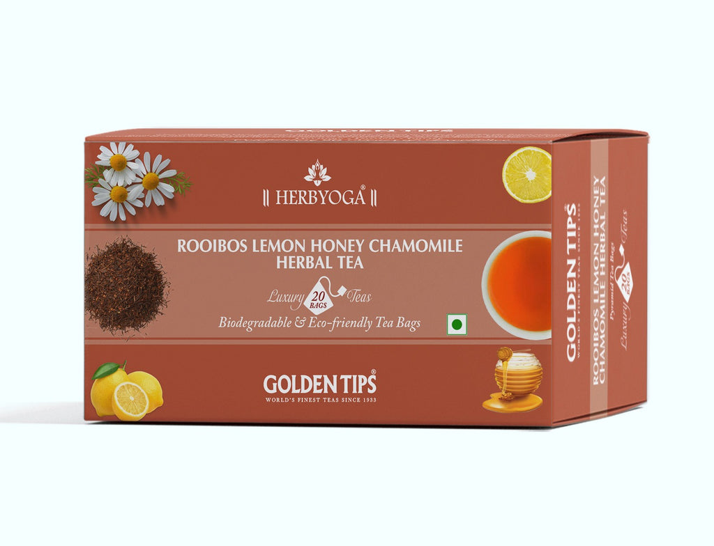 Herbyoga Rooibos Lemon Honey Chamomile Herbal Tea
