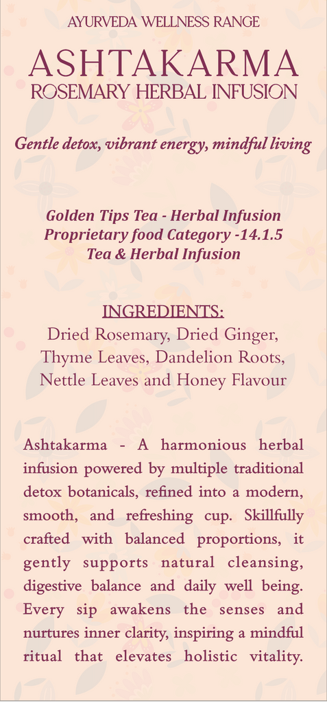 Herbyoga Ashtakarma Rosemary herbal Infusion (Herbal Tea)