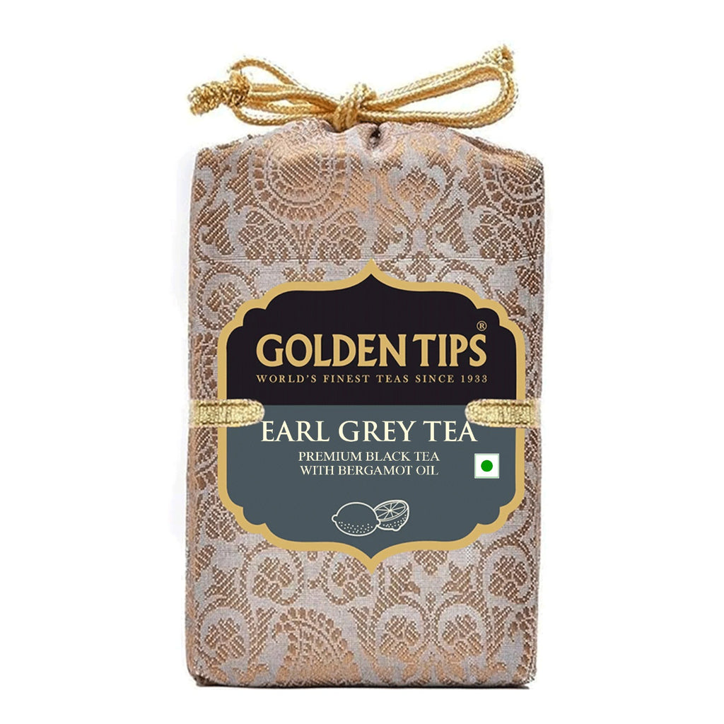 Earl Grey Black Tea - Royal Brocade Cloth Bag