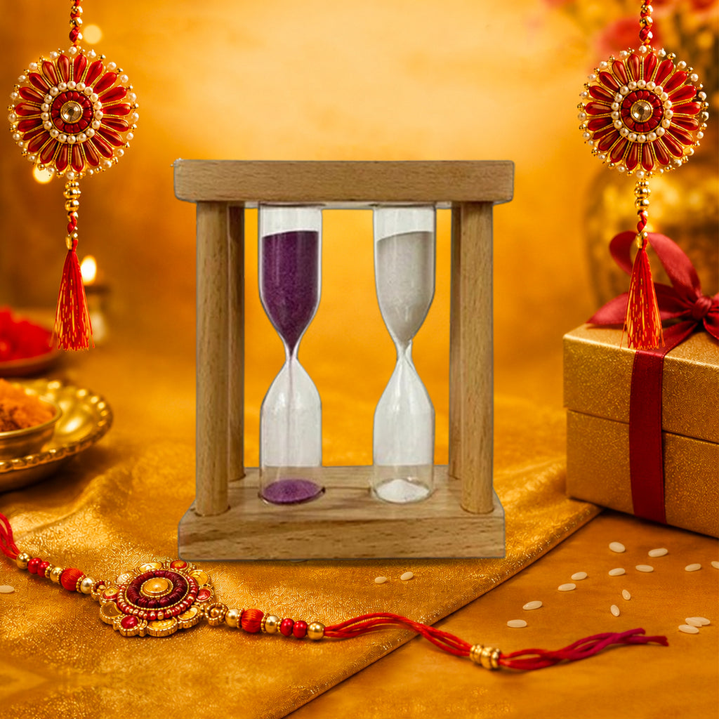 Wooden Sand Tea Timer 3 Minutes and 5 Minutes