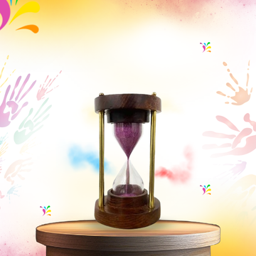 Wooden Sand Tea Timer 3 Minutes - Brewing Tea and Coffee Timer