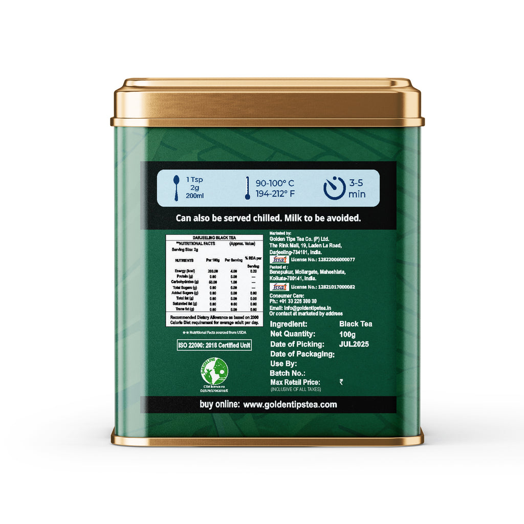 Clonal Brilliance Castleton Tea Estate Black Tea Second Flush