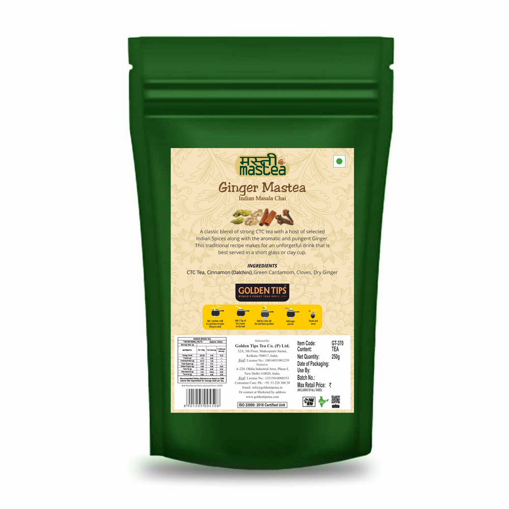 Ginger Mastea - Indian Masala Chai