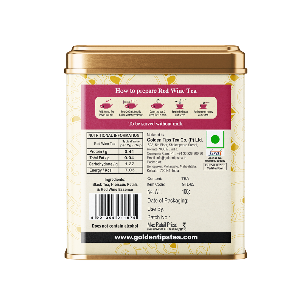 Red Wine Tea - Tin Can