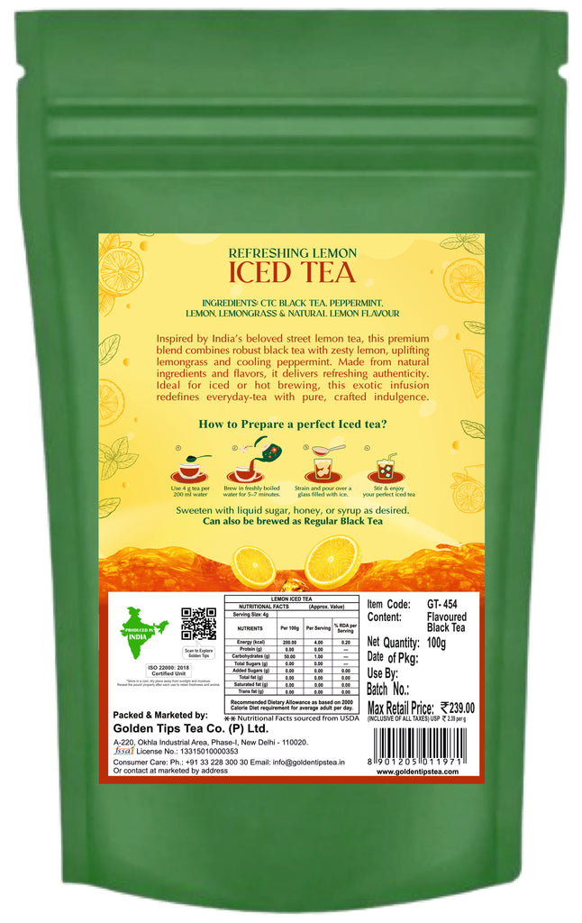 Lemon Iced CTC Black Tea