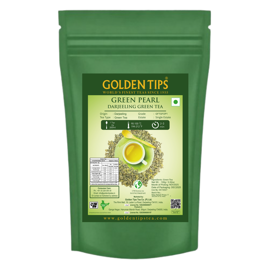 Okayti - Green Pearl Organic Green Tea Second Flush Darjeeling 2025