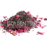 Black Blush Loose Leaf Rose Black Tea - Golden Tips Tea (India)