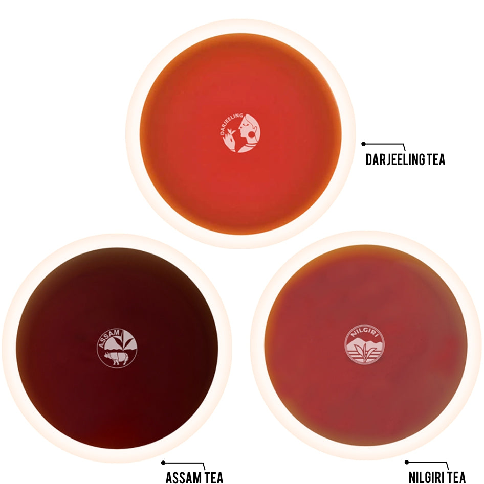 Finest Indian Teas Trio - Darjeeling, Nilgiri & Assam (3x50gm) - Golden Tips Tea (India)