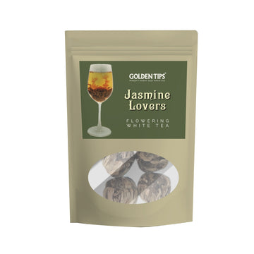 Jasmine Lovers Flowering White Tea - 4 Balls - Golden Tips Tea (India)