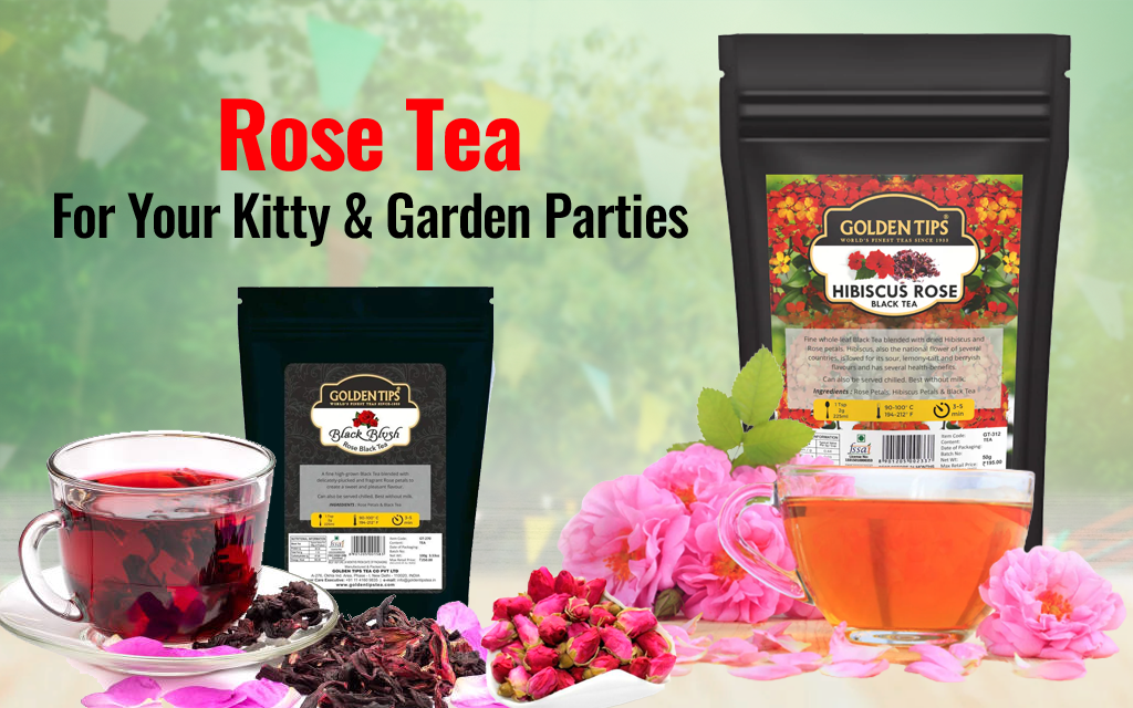 Rose Tea for Your Kitty and Garden Parties