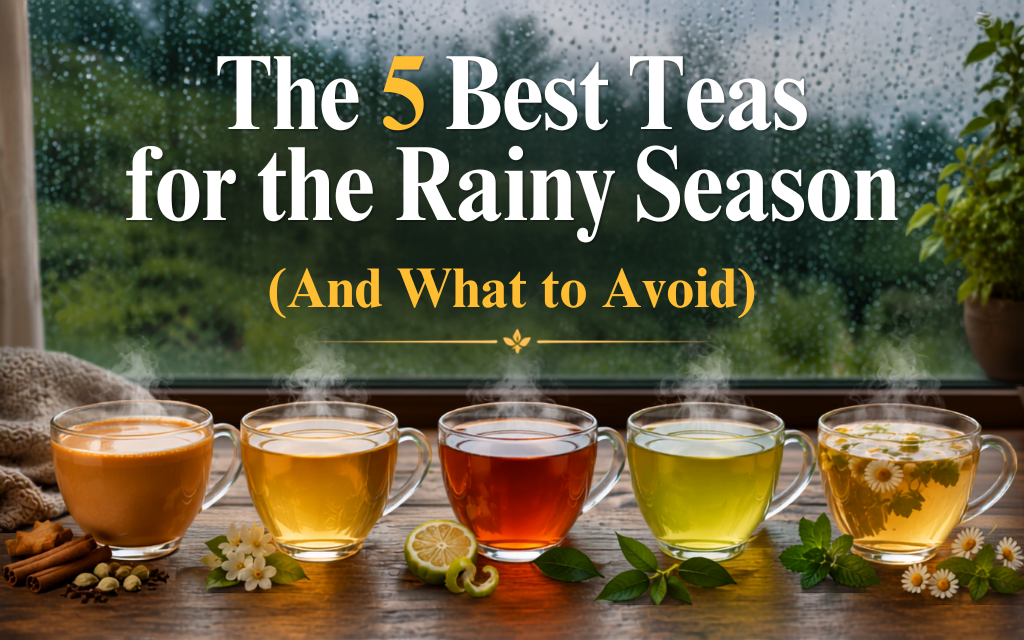5 Best Teas for the Rainy Season in India | Monsoon Guide