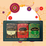 3-in-1 Handmade Paper Box - Darjeeling, Green & Masala Chai