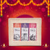 3-in-1 Delightful Teas (Darjeeling, Assam & Nilgiri) in Handcrafted Jute Box ( 50 Gram Each )