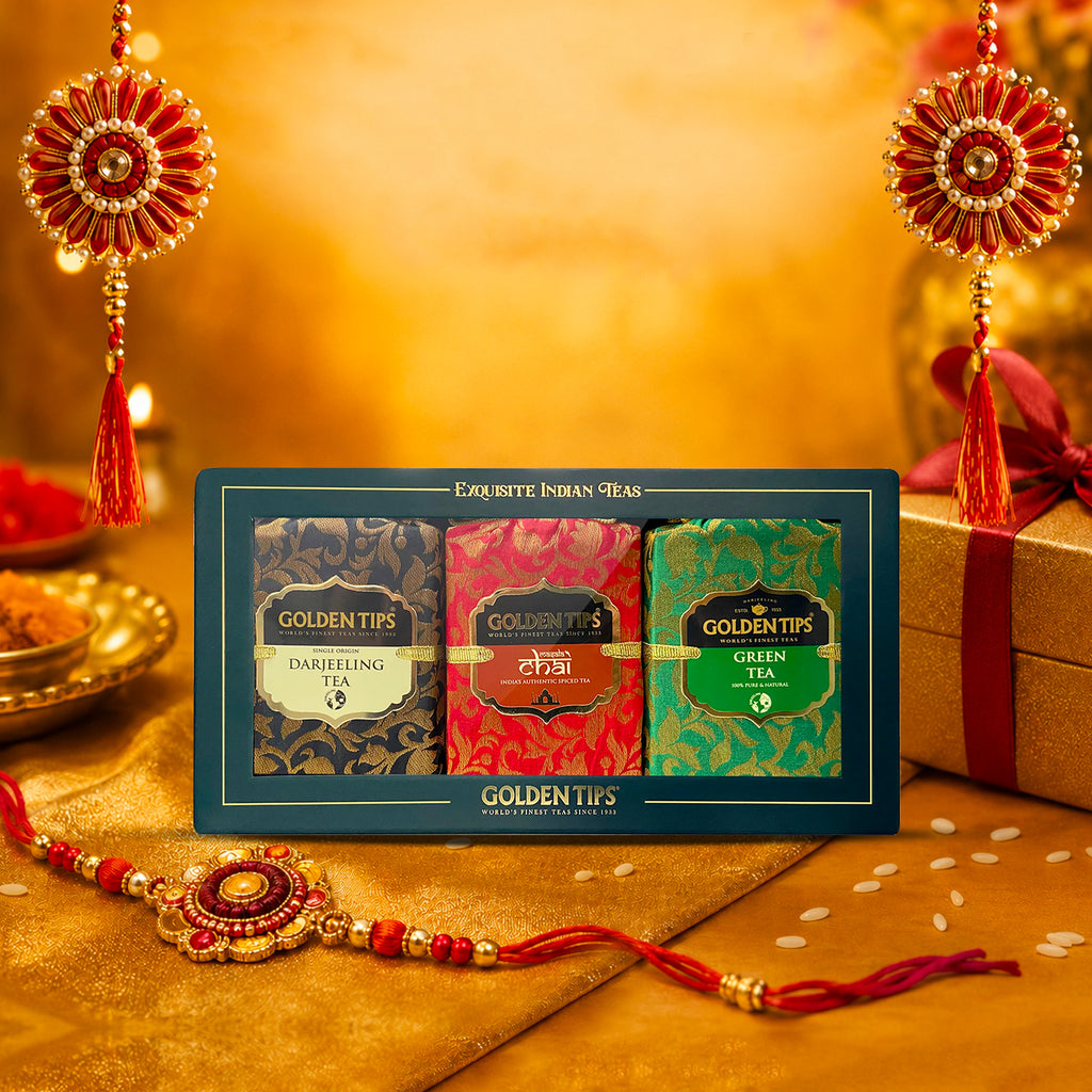 3-in-1 Handmade Paper Box - Darjeeling, Green & Masala Chai