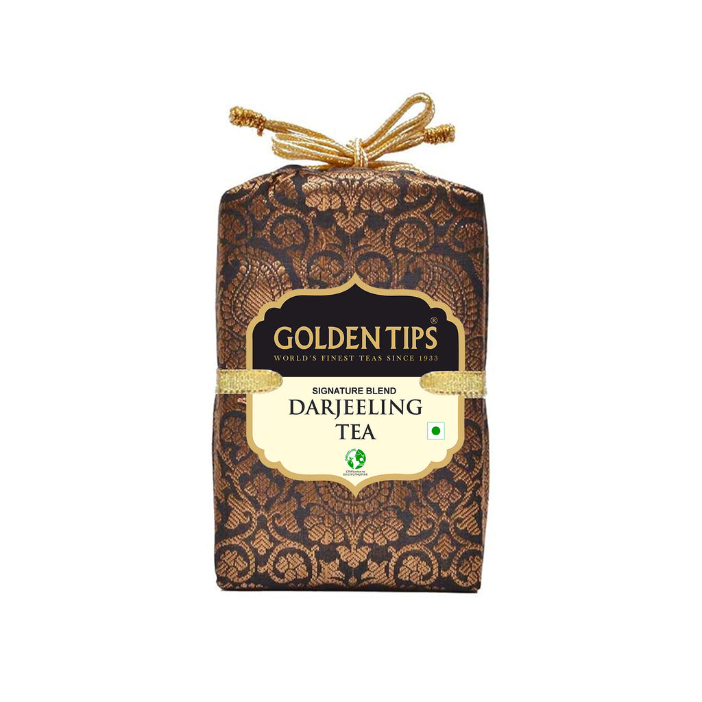 Pure Darjeeling Tea - Royal Brocade Cloth Bag