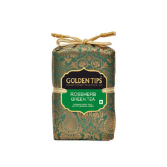 Roseherb Green Tea - Royal Brocade Cloth Bag