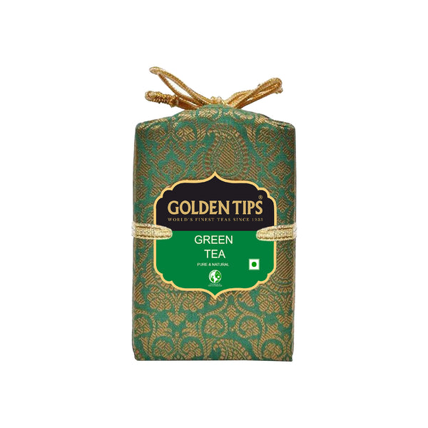 Pure Green Tea - Royal Brocade Cloth Bag