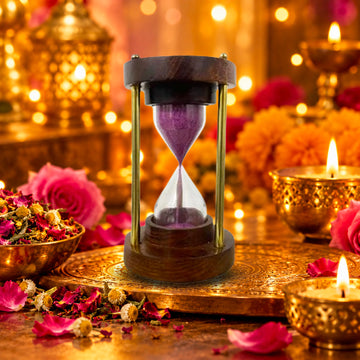 Wooden Sand Tea Timer 3 Minutes - Brewing Tea and Coffee Timer