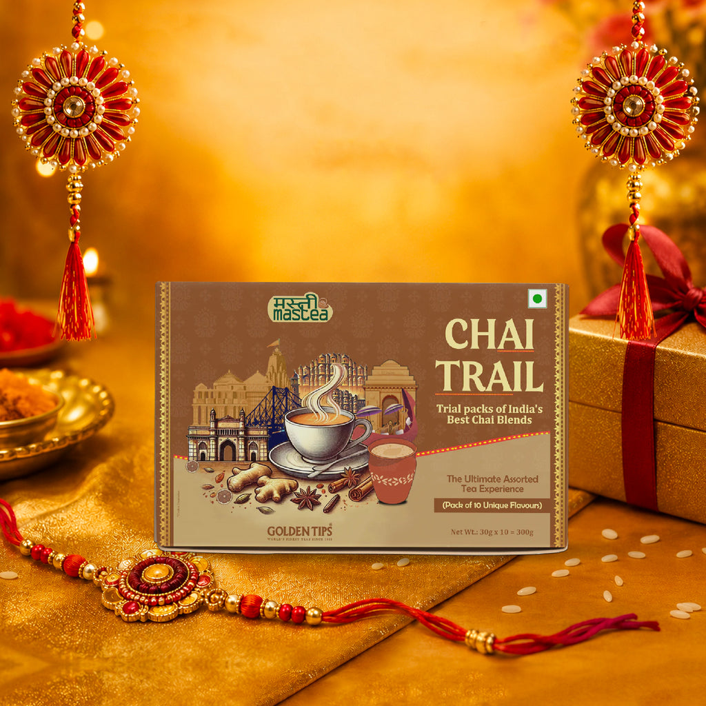 Chai Trail Packs of India's Best Chai Blends (30g X 10 Packs)