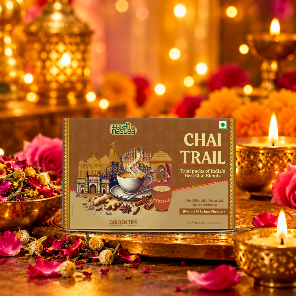 Chai Trail Packs of India's Best Chai Blends (30g X 10 Packs)