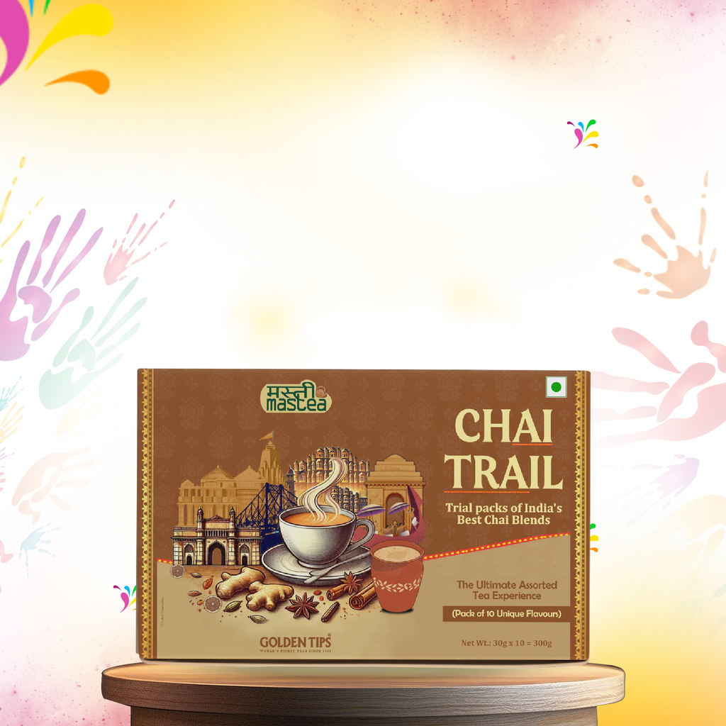 Chai Trail Packs of India's Best Chai Blends (30g X 10 Packs)