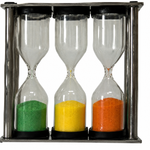 Perfect STEEL Sand Tea Timer - 3/4/5 Minutes | Tea Timer | Brewing Tea and Coffee Timer