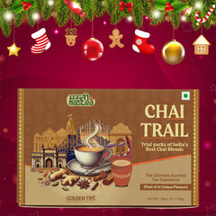 Chai Trail Packs of India's Best Chai Blends (30g X 10 Packs)