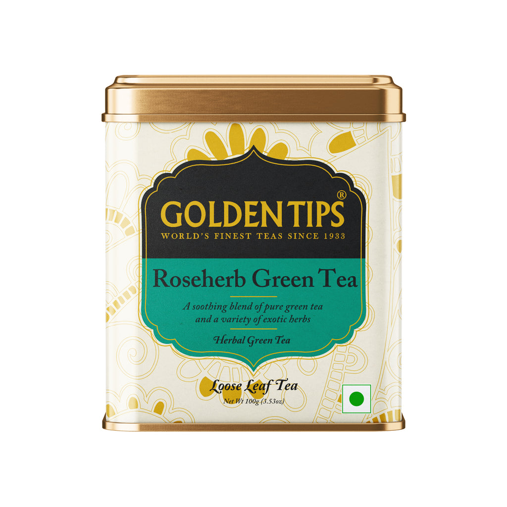 Roseherb Green Tea - Tin Can