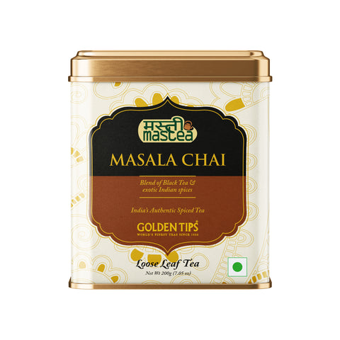 Masala Chai India's Authentic Spiced Tea - Tin Can