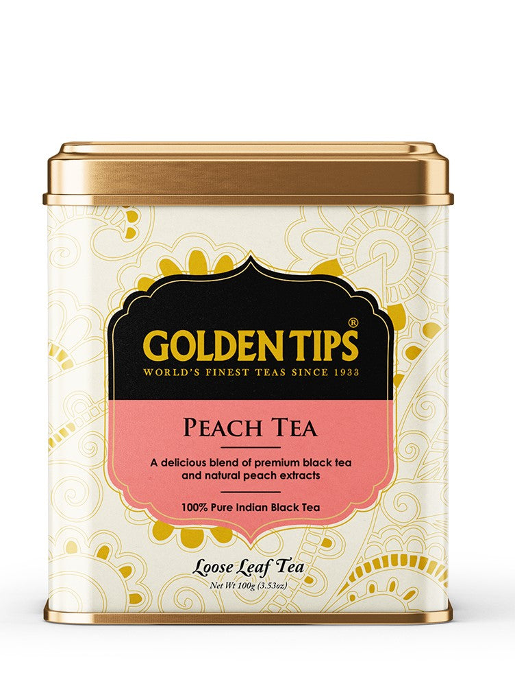 Peach Flavoured Black Tea - Golden Tips Tea (India)