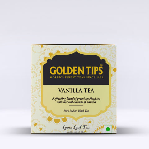 Vanilla Flavoured Black Tea - Tin can