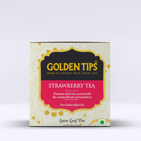 Strawberry Flavoured Black Tea - Tin can