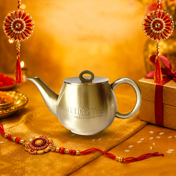 Golden Attractive Gold-Plated EPNS Tea Pot