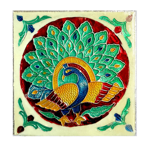 Royale Delight Enamelware Peacock Motif Darjeeling Second Flush