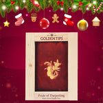 Pride Of Darjeeling - Rare First Flush Tea in Pinewood Box with Zardosi Work on Velvet Pouch