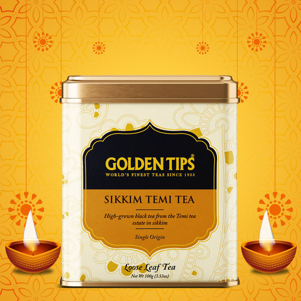 Timi Tea Buy Sikkim Temi Tea Tin Can (100gm) – Golden Tips Tea (India)
