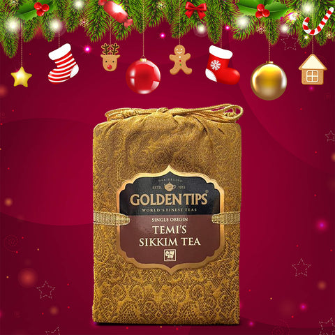 Temi Sikkim Tea - Royal Brocade Cloth Bag