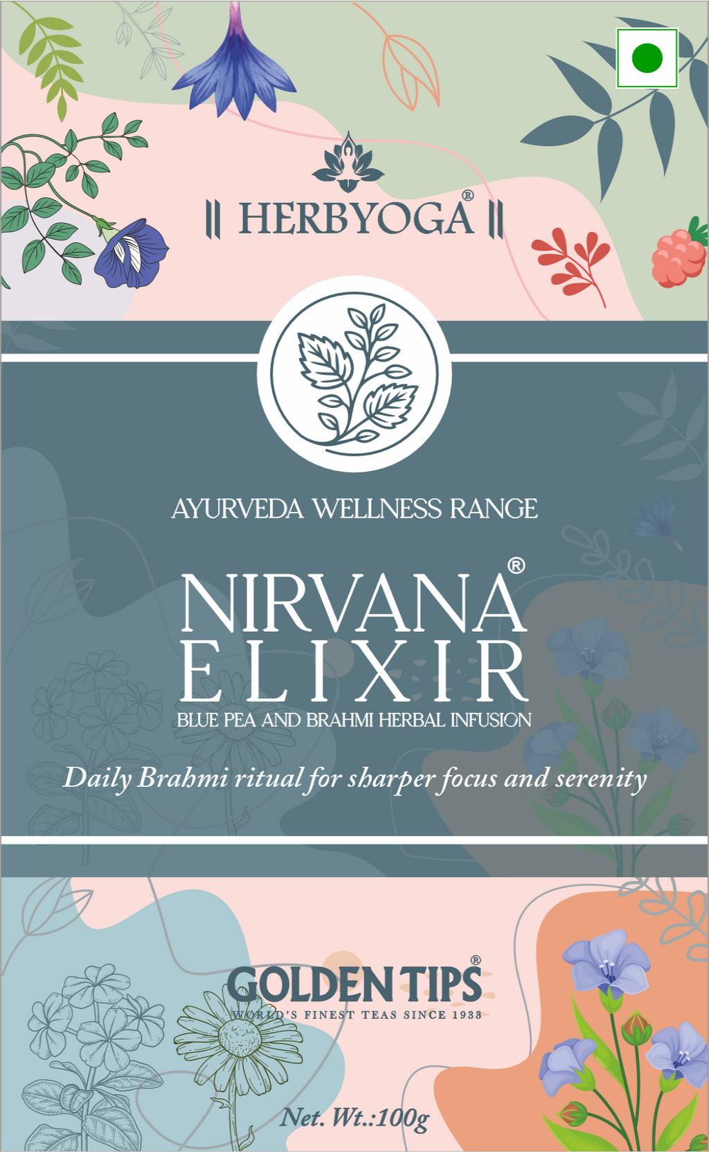 Herbyoga Nirvana Elixir Herbal Infusion ( Herbal Tea)