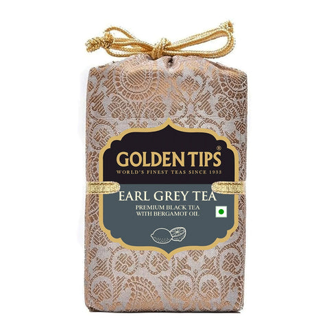 Earl Grey  Black Tea - Royal Brocade Cloth Bag