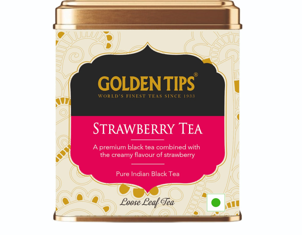 Strawberry Flavoured Black Tea - Tin Can