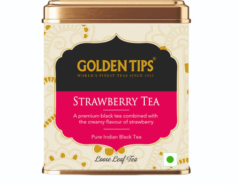 Strawberry Flavoured Black Tea - Tin Can
