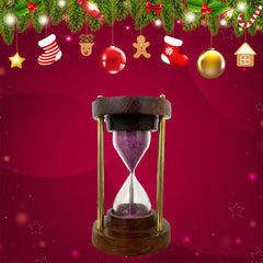 Wooden Sand Tea Timer 3 Minutes - Brewing Tea and Coffee Timer